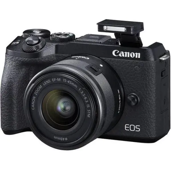 Canon EOS M50 Mark II Mirrorless Digital Camera with 15-45mm Lens