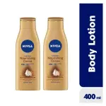 NIVEA Nourishing Cocoa Body Lotion With Cocoa Butter 400ml (Pack Of 2)