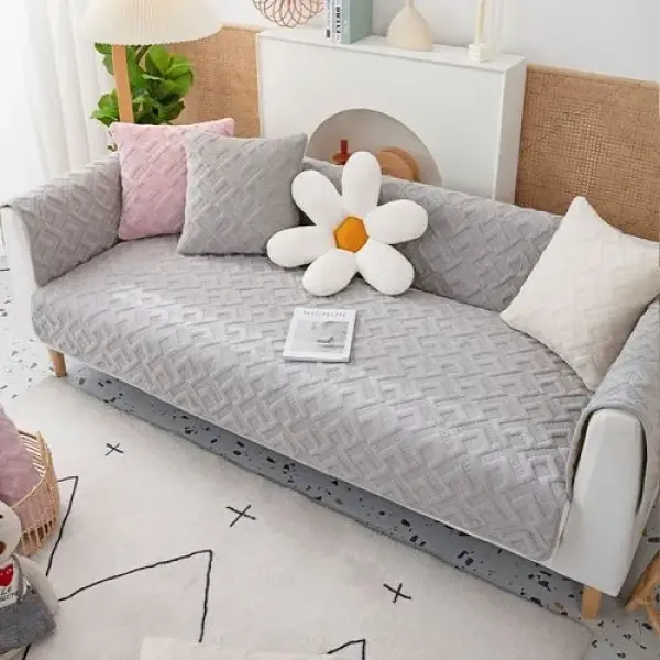 Elastic Sofa Cover - Grey