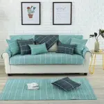 Nordic Style Magical Sofa-cover Corner Fabric Double Towel Non-slip Sofa Cover Set Slip Cover Sofa Cover#70 X 70cm Lake Blue Lake Blue70 X 70